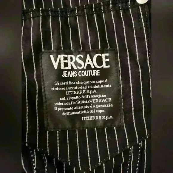 Versace Jeans Collection Pinstripe Vest - Picture 6 of 6